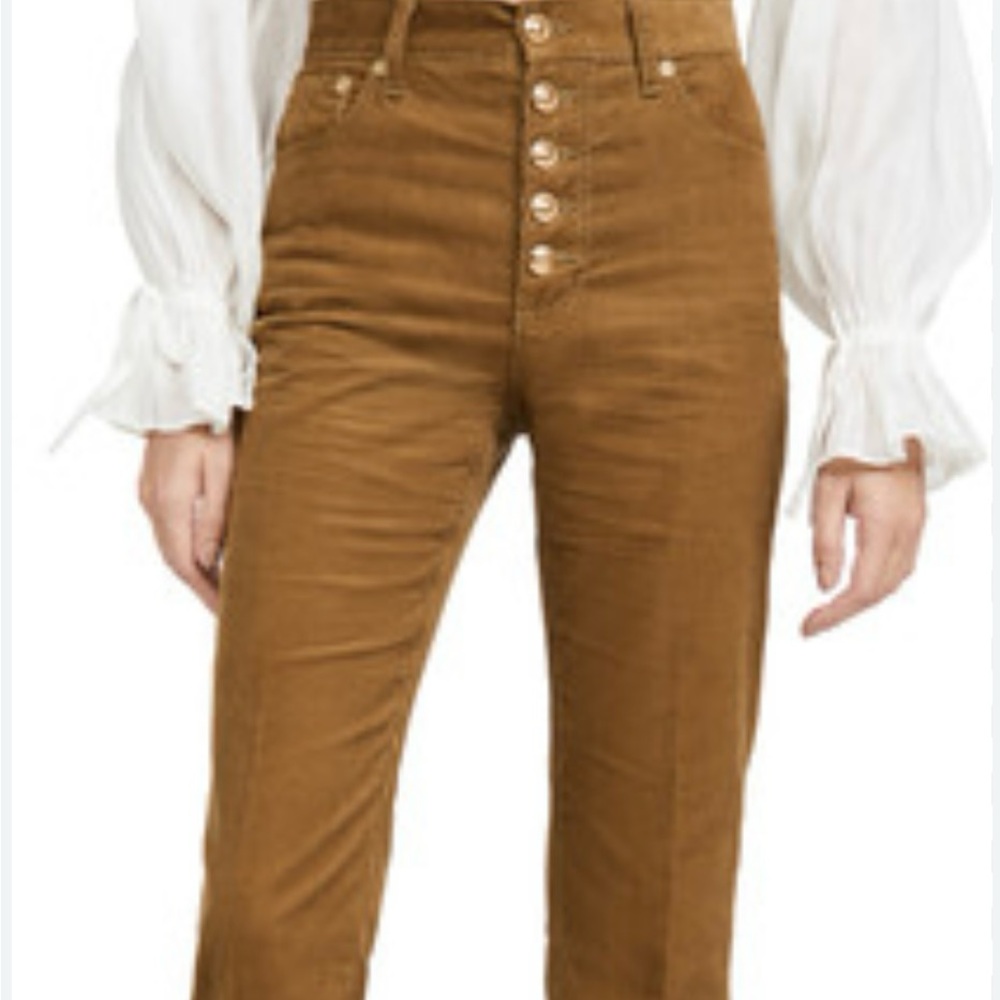 Tory Burch corduroy button detail pants size 31